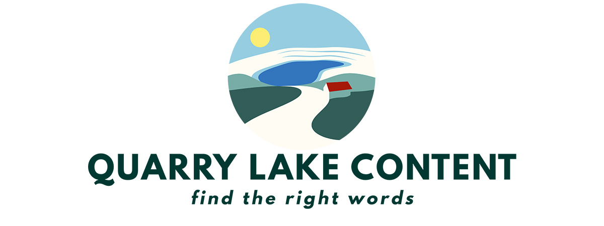 Quarry lake Content logo website images